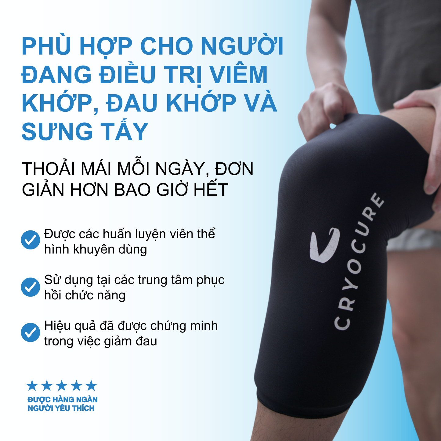 Cryocure - Bó Gối & Bó Tay Đa Năng (COD)